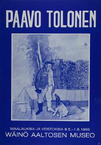 Esikatselukuva:&nbsp;Paavo Tolonen Maalauksia ja veistoksia 8.5.1986 - 1.6.1986