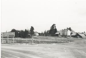 Esikatselukuva: Lahti-Uussaari tien risteys, talvi 1990, Männäinen, Kalanti.