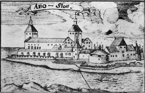 Esikatselukuva: Turun linnan piirustus vuodelta 1724