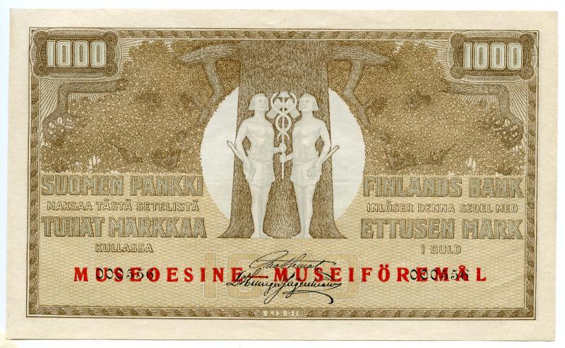 Esikatselukuva:&nbsp;tuhat markkaa