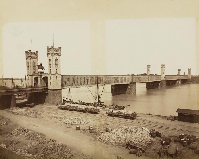 Esikatselukuva: Rautatiesilta Dombrücke Rein-joen yli, Köln