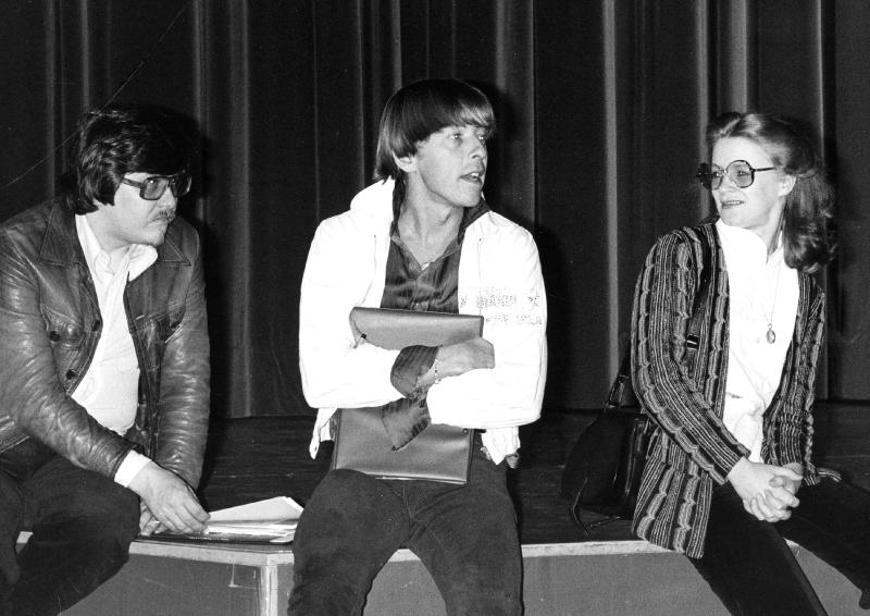Esikatselukuva: Nuorison taidetapahtuma 1979: Näytelmätuomaristossa Timo Ojala, Jukka Kajava ja Inkeri Pulkkinen