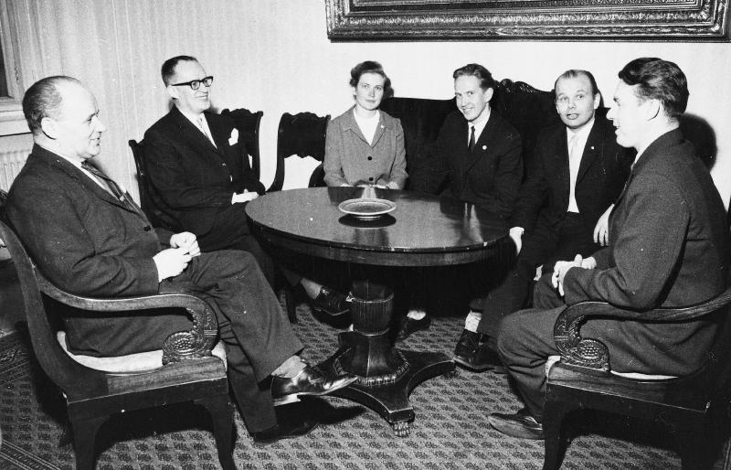 Esikatselukuva: Neuvostoliiton nuorisojärjestöedustajien vierailu vuonna 1962