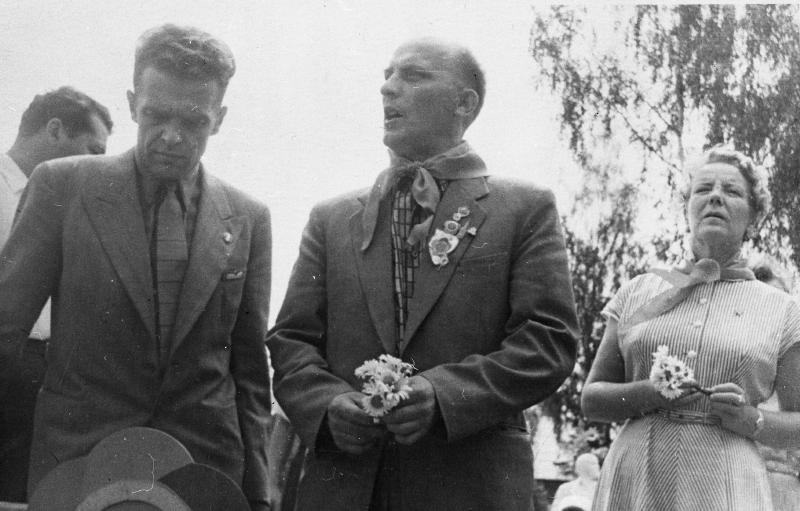 Esikatselukuva: Kerttu Varjo VI kansainvälisillä nuorisofestivaaleilla Moskovassa 1957