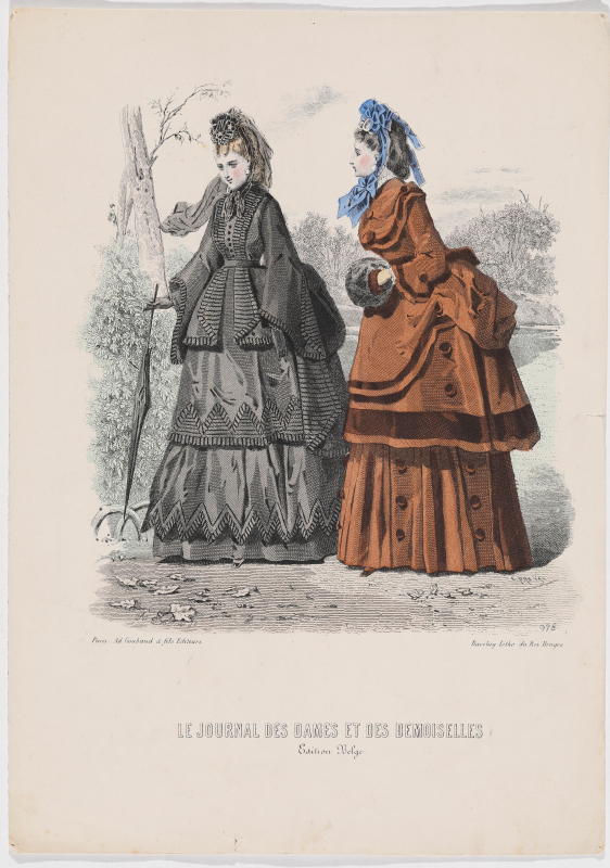 Esikatselukuva: Le Journal des Dames et des Demoiselles (Edition Belge) muotikuvitus